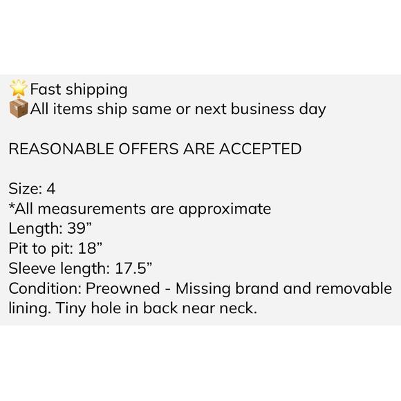 Rickie Freeman Teri Jon Dress 4 Womens Handkerchief Hem Polka Dot Party Designer - Picture 2 of 8